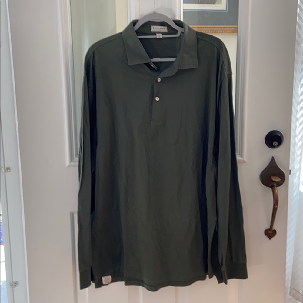 Peter Millar.tour fit  polo. 3 button polo. Xo
